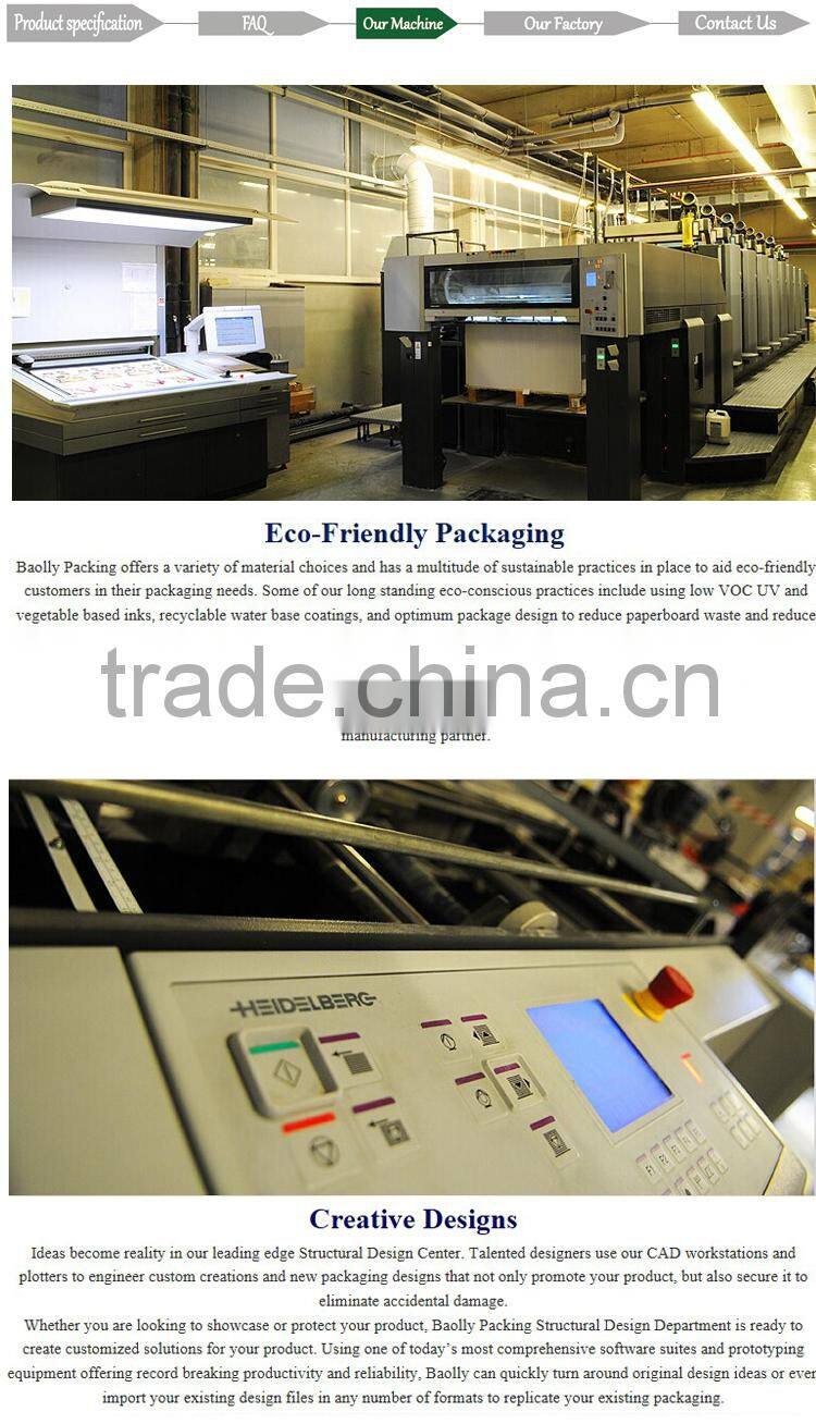 Fashion new design useful pretty cardboard high-quality paper wine glass packaging boxes for gift