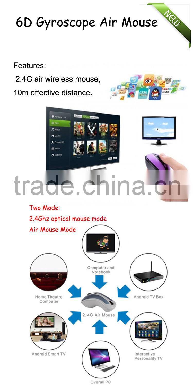 Fancy universal pc mouse remote control air mouse for TV computer and tablet