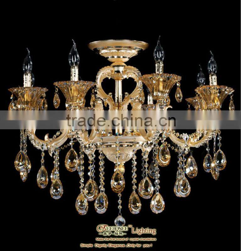 New Arrival Best Selling Crystal Decoration Art Lamp with Lampshades MD8240 L27 D1150mm H850mm