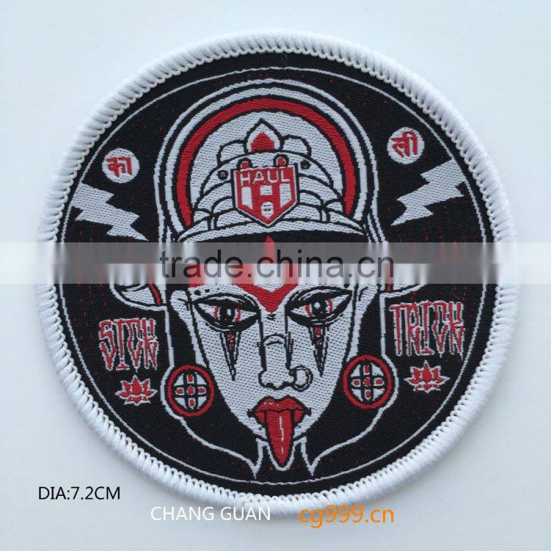 China excellent quality 2016 new arrival custom woven garment label,satin woven label market