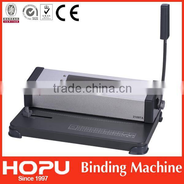 office movable high quality binding machine spiral electronic binding machine manual spiral