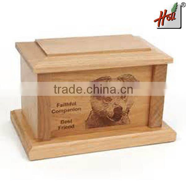 Super quality wooden Pet Urn Box For Sale HCGB8125