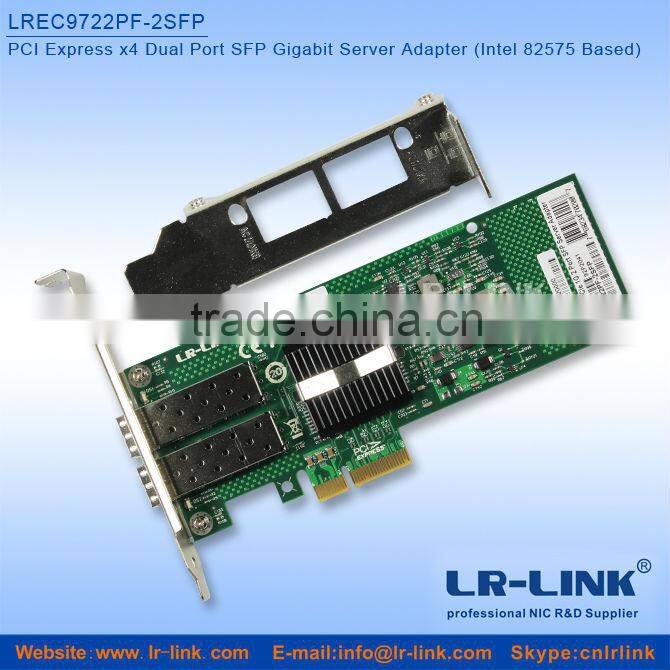 LREC9722PF-2SFP PCIe 1000M 2 SFP Port Server fiber optic network card