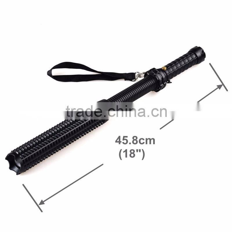 Telescopic Bat T6 LED Zoom Tactical Security Rechargeable Police Torch