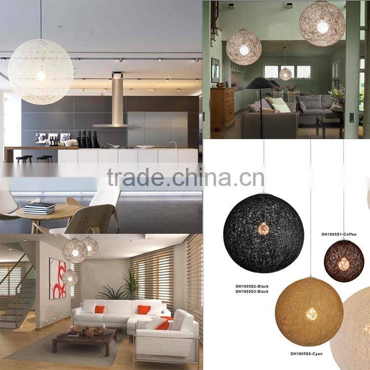 Hotel Lamp/Rattan Pendant Lamp/Moooi Random Pendant Light from China zhongshan Manufacturer
