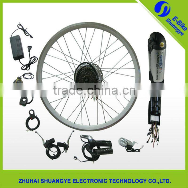 CE battery Electric bicycle kit / E bike conversion kit / 24V/36V/48V 250-1000W Motor