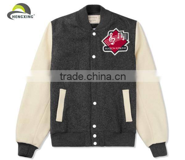 custom high quality wool jacket/ leather jacket/winter jacket