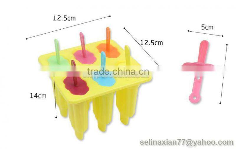 FDA Silicone Ice Lolly Maker Flexible Ice Cream Mould