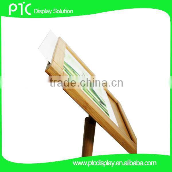 Bamboo sign board