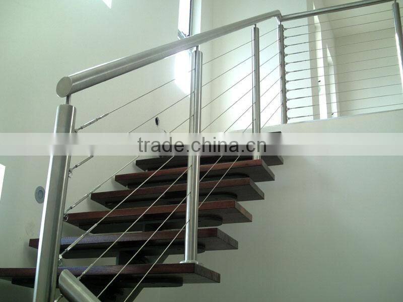 stainless steel cable railing for the stair wire railing