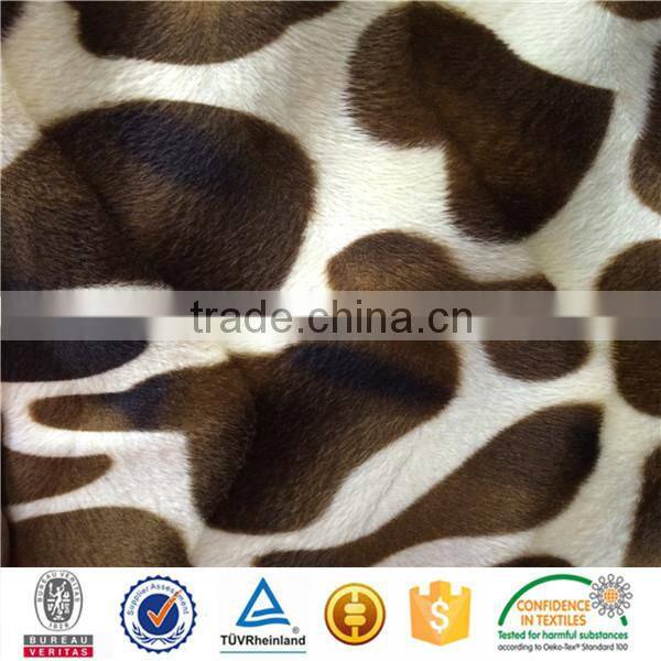 keep warm fabric dog paw design pattern print fabric