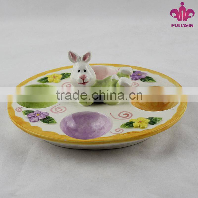 4 pieces of ceramic egg holder