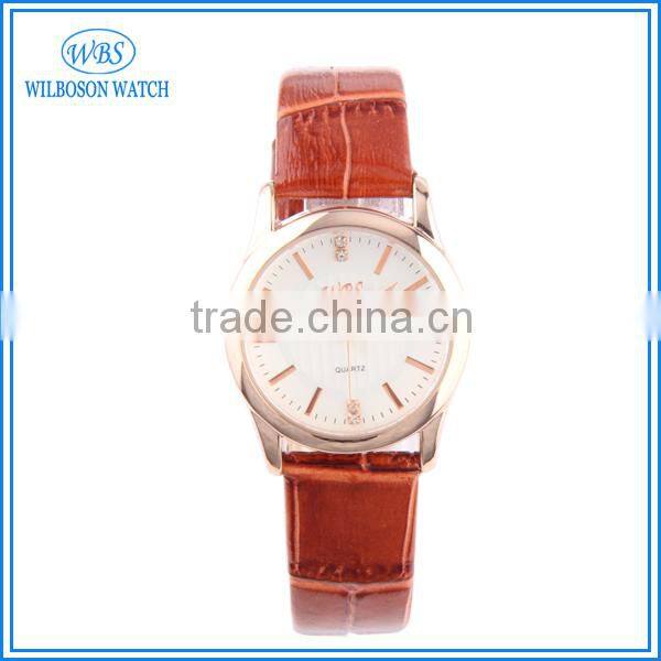 Latest simple model rose gold womens watch