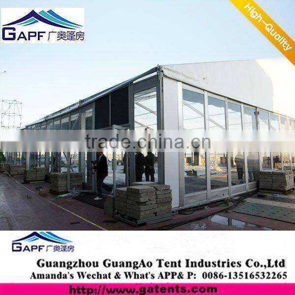 Guangzhou factory customized frame tent glass