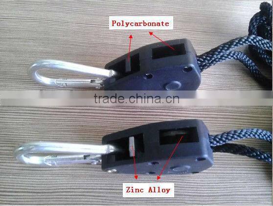 Adjustable light hanger built-in Zinc alloy pulley