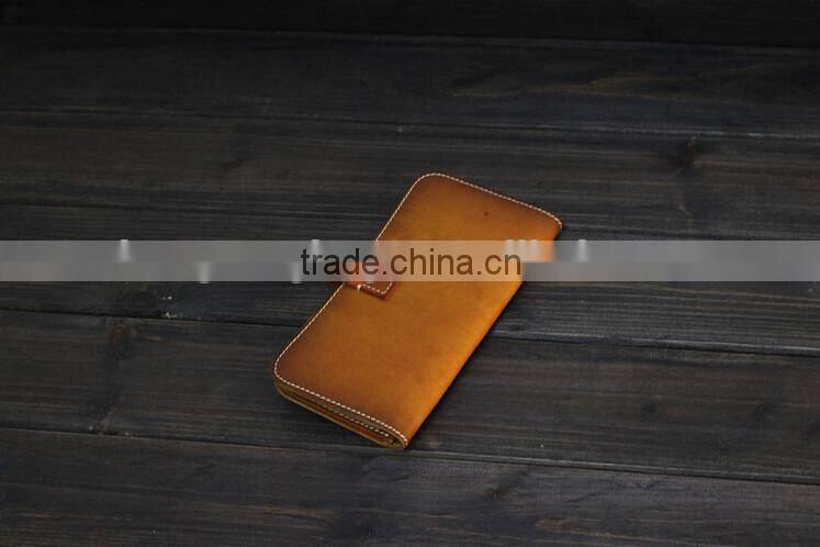 Retro Cow Leather Wallet,Long Wallet
