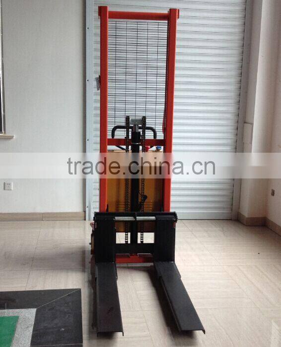 1000kg,1600mm Semi electric stacker SPN1016