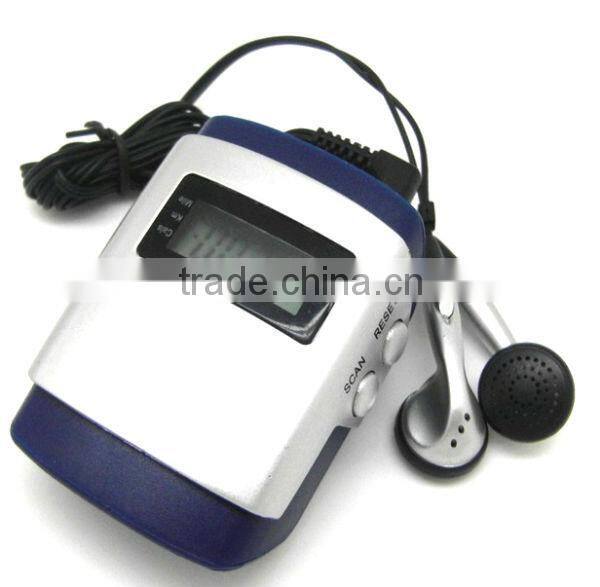 Multifunction Digital FM Radio Pedometer with Earphone