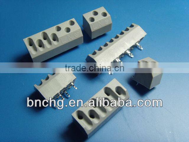 BNCHG KZ8E PCB Terminal Blocks PCB Mount Screwless Terminal 5.0mm Pitch