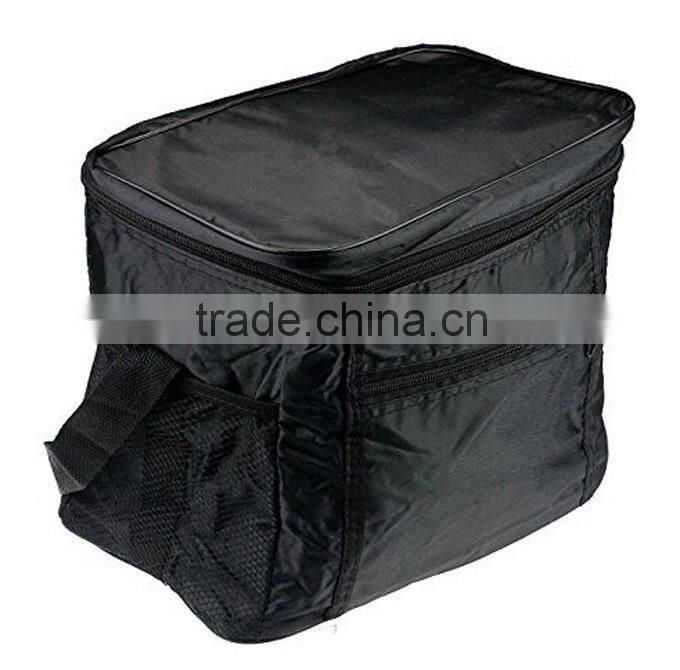 Insulated Bag Lunch Tote Bag Box Cooler Bag Black Color
