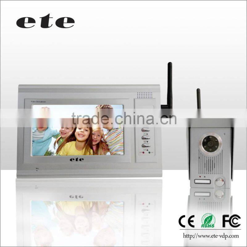 Factory price 7 inch waterproof 2 way wifi intercom system