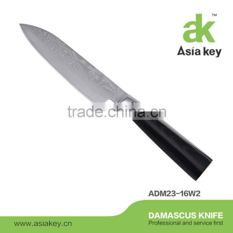 Popular VG10 damascus steel kitchen knife,santoku knife