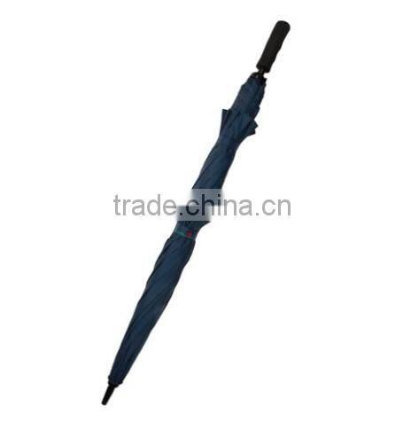 Navy blue 30 inch clubs brand OEM fiberglass manual golf umbrella