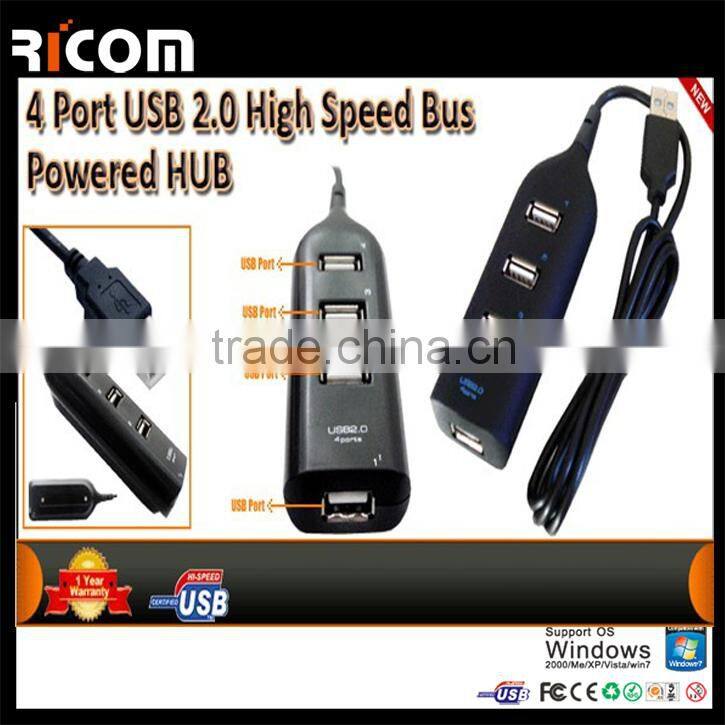 new design usb por hub,usb 2.0 4-port hub driver,usb charging hub--HUB-121--Shenzhen Ricom