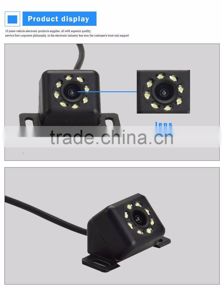 Latest Quad Shape 1089/3089 CCD /7070 RCA Video rear camera for Universial car