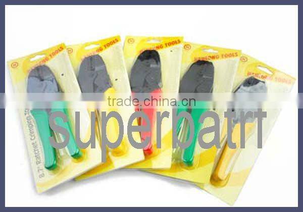 Ratchet Crimper crimping tool locking pliers for coaxial cable RG58 RG59 RG316 RG174 LMR195 LMR240