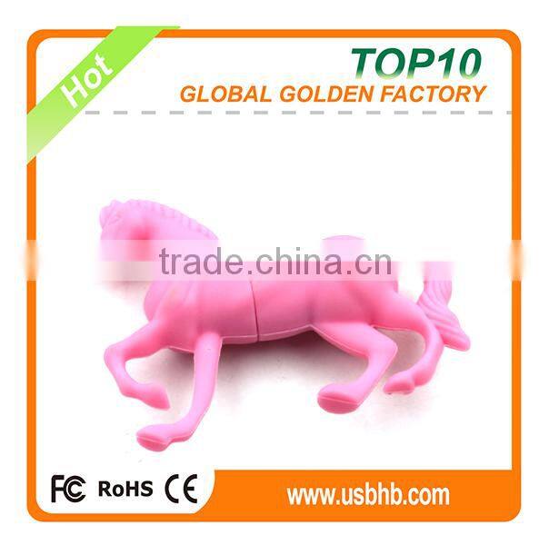 OEM/ODM horse shape usb flash stick for gift