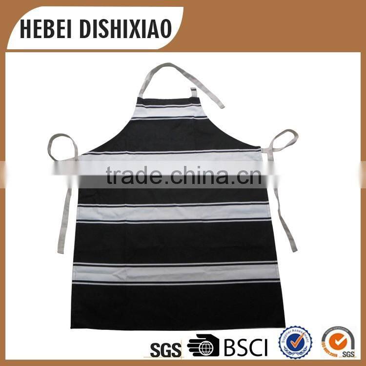 Wholesale cheap price 100 cotton twill black apron