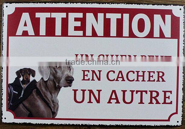 2015 Vintage hot dog signs metal signs wholesale