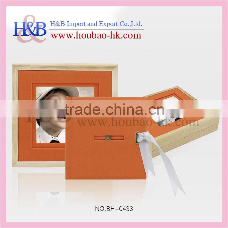 Funny new designed handmade PU cover wedding photo album cover