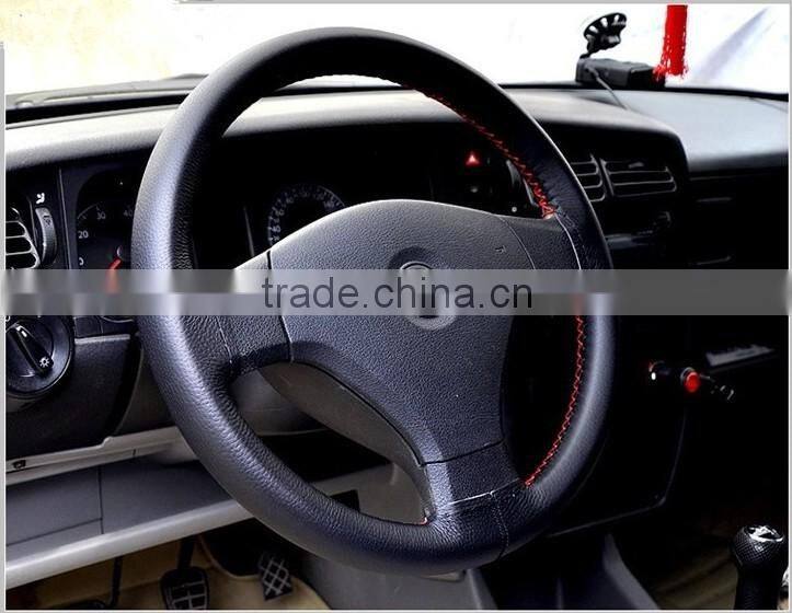Steering Wheel Cover - Black, Odorless, Cooler Hands In Summer, Warmer Hands In Winter