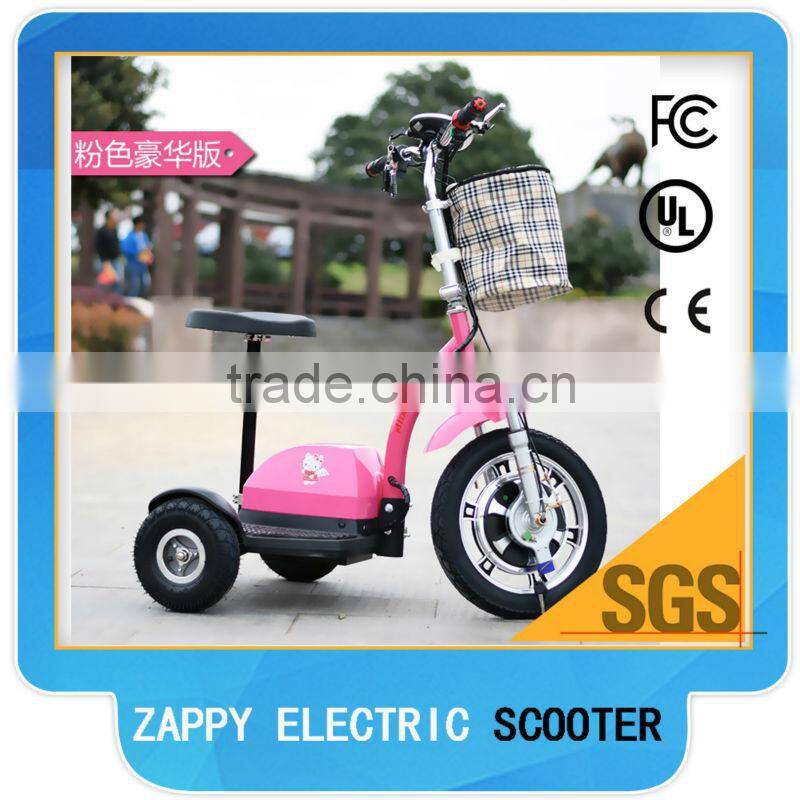 350-500w three wheel electric scooter zappy 3 wheel scooter for old people