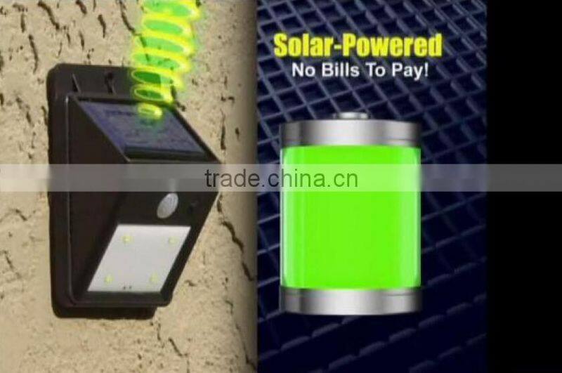 As Seen On TV Solar Outdoor Stick Up Light! Motion Activated No Tools Ever Brite