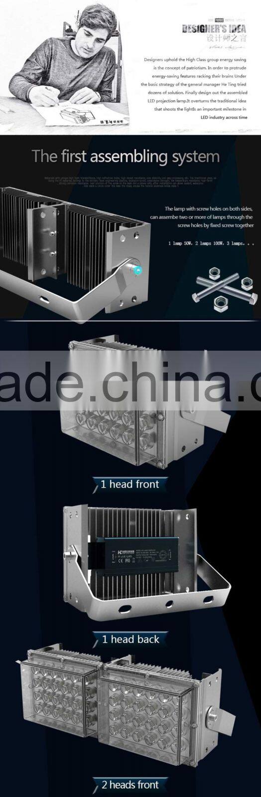 Square Parking Lot Hotel Traffic Road Monitoring IP67 Outdoor Waterproof 30W 60W 90W 120W 192W Spot Light Spotlight