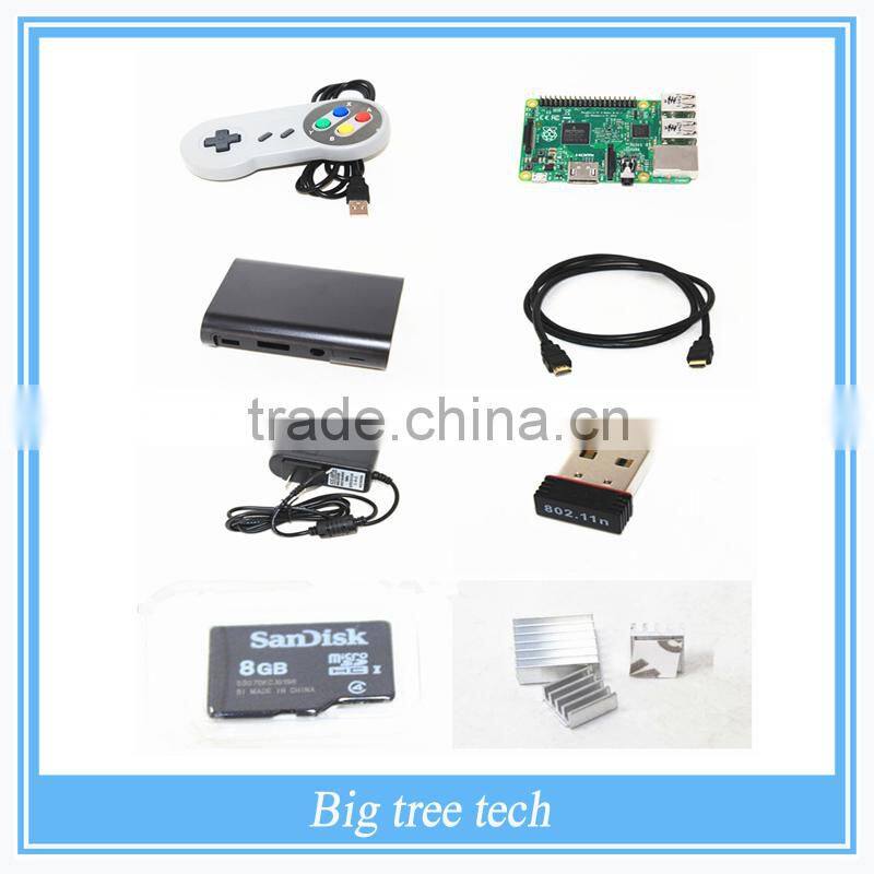 Raspberry Pi 2 Model B 1GB RetroPie USB Controller PC MAC Controller Micro SD Power Supply Case HDMI Emulation Station