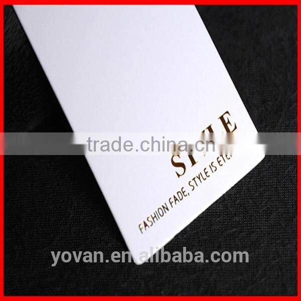 2014 New Design Clothes Price Tag label with Recycled Paper Wholesale