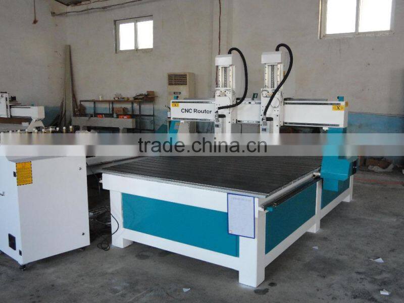 Double head woodworking machine with TJ-1325