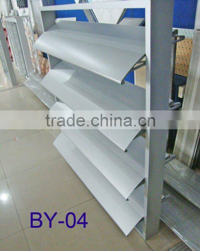 Manual adjustable aerofoil aluminum sun louver