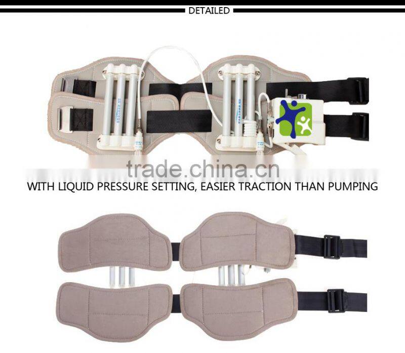 hydraulic pressure lumbar traction device, waist traction belt, topa quality lumbar traction belt