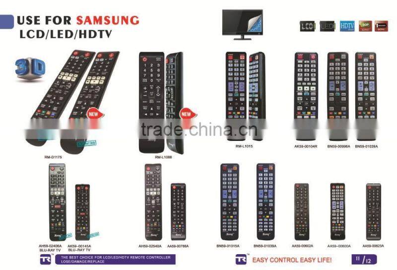 WIRELESS LED/LCD/HDTV TV REMOTE CONTROLLERS WITH BACKLIT RM-D757