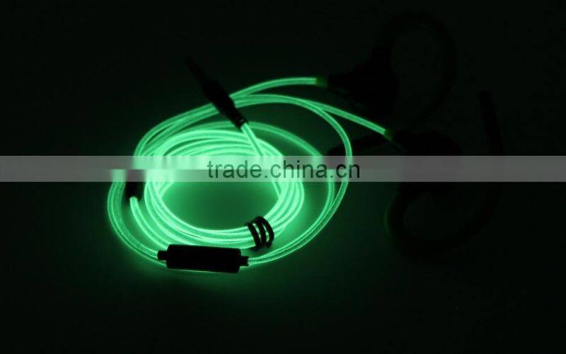 Most magic light earhook earphone for kids