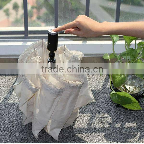 Windproof Led Umbrella for night with Lace design