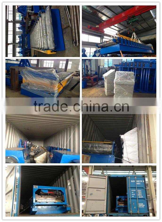 Corrugated Sheet Metal Roof Making Machine China Manufacturing, Glazed Roof Roll Forming Machine For Sale