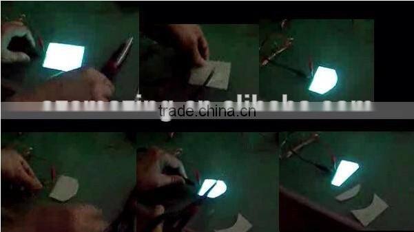 cuttable el sheet el light sheet el backlight sheet With DC12V inverter and 50cm connector