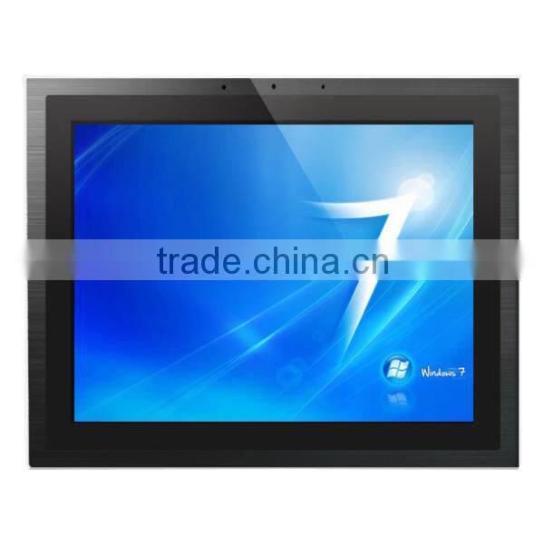 IP65 Front screen 15inch embedded panel pc, industrial panel pc