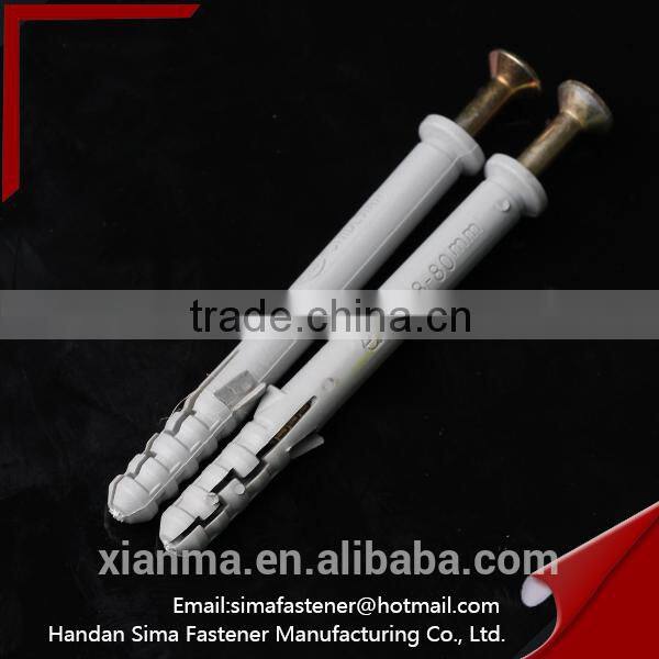 plastic anchor/plastic wall plug/tapered wall plug